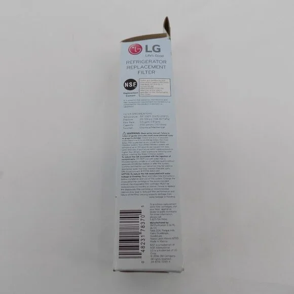LG OEM Refrigerator Replacement Filter Model LT700P Part Number ADQ36006101 - Picture 4 of 7